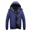 Großhandel – Herren-Winterjacke, große Größe, lässig, mit Kapuze, Baumwolle, dick, warm, Pop-Pike-Mantel