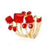 Wholesale-l gemstone ring European and American exaggerated spring ring finger ring jewelry