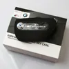 New M performance Carbon Fiber Car Leather Key Case Fob Holder Bag For BMW