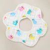 Högkvalitativ Mjuk Bomull Baby Bib Mix Style Spädbarn Toddler Bomull Matning Bib Saliv Handduk Burp Cloths Baby Products