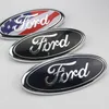 Passning för Ford Logo 9 -tums främre huvhuven Emblem Badge och bakre stamklistermärke F150 F250 Explorer Auto Logo2810