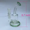 Honeycomb Manufacture glass water pipe 5.7 inches beaker bongs water pipe oil rigs Percolator glass bubbler free shipping
