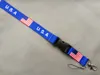 TRUMP U.S.A Verwijderbare Vlag van de Verenigde Staten Sleutelhangers Badge Hanger Party Gift mobiele telefoon lanyard