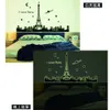 Paris Night Eiffel Tower Decoration Luminal Wall Stickers Home Living Room Bedroom Decals Glow in the Dark1375128