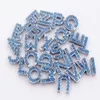 Chaînes de l'alphabet anglais A-Z DIY Lettres coulissantes 10 mm incrustation de diamant Lettre Prix usine Conception experte Qualité Dernier style Statut d'origine