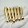 Brass Material Portable Removable Cigarette Smoking Filter Holder Mouthpiece Tips Tube High Quality Gold Color Mouth Handpipe DHL