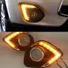 2 pçs para mitsubishi asx 2013 2014 2015 led drl luzes diurnas luz do dia à prova dwaterproof água nevoeiro cabeça lamp6889234