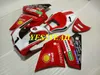 Injection Fairing body kit for DUCATI 748 996 96 98 00 02 ducati 916 998 1996 2000 2002 Red white Fairings bodywork+Gifts DD17