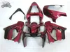 Motorcykel Fairings Kit för Kawasaki Ninja 2002 2003 ZX-9R Dark Red Road Race Chinese Fairing Kits Bodywork ZX9R ZX 9R 02 03