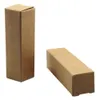 100pcs Kraft Paper Colorful Lip Stick Craft Storage Box for Party Favor Gifts DIY Cardboard Lipstick Handmade Bottle Wedding Packaging Boxes