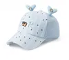 Bebê Bee Bonés Kids Beisebol Caps Boyback Hip-hop Chapéu Verão Sunscreen Cap Mesh Ball Ball Dance Fashion Fashion Viseira C5940