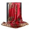 90cm * 90 cm vierkante sjaal modieuze bloem tas sjaal hoogwaardige sjaal vrouw1