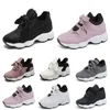 Gai tênis de corrida feminino sem marca, branco, preto, rosa, cinza, camurça, caminhada ao ar livre, respirável, confortável, esportivo, 36-40, estilo 15 gai