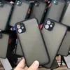 Matt telefonfodral för iPhone 12 Mini 11 Pro Max Clear Hard Stuff Transparent Case 7 8 6s Plus XR XS Armor Cover9762741