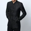 Moda-2019 Sênior Nova Moda Homem Windbreaker Mens Casual Bolso Preto Bombardeiro Sólido Jaqueta Masculino Harajuku Botão Retro Fashions Jacket