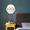 Pendant Lamps Simple Restaurant Bedroom Aisle chandelier Resin creative personality Chandelier Snowball honeycomb Nordic style and lanterns