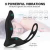 9 Speeds Male Prostate Massager Vibrator Perineum Stimulator Anus Plug Anal Vibrator Butt Plug Sex Toys Masturbator For Men Gay Y190124