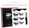 Magnetische valse wimper eyeliner magneet wimpers set 3 paren oog wimpers ogen voering tweezer gratis schip 30