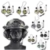 Outdoor Tacitcal Earphone Helmet Fast Tactical Headset Headphone Gear Airsoft Paintball Shooting Combat NO15-015