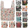Large Size Foldable Shopping Bags Nylon Home Storage Bag Reusable Eco-Friendly Folding Bag Grocery Bag Multi-function Shopping Tote Bags