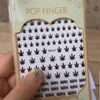Nail Art 3d Decal Stickers Zelfklevende nagelsticker Pot Bladontwerpen Gereedschap Manicure Decoratie