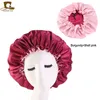 New Silk Night Cap Hat Double side wear Women Head Cover Sleep Cap Satin Bonnet for Beautiful Hair - Wake Up Perfect Daily Factory Sale DHL