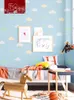 홈 벽 장식 푸른 하늘과 흰 구름 어린이 방 TV 벽 종이 소년 소녀 공주 침실 룸 귀여운 비 짠 핑크 벽지