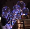 Nieuwe lichtgevende led ballonnen met stok gigantische heldere ballon verlichte ballon kinderen speelgoed verjaardagsfeestje bruiloft decoraties # 32652