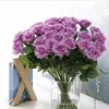 Artificial Flowers Rose Peony Flower Home Decoration Wedding Bridal Bouquet Flower High Quality 10 Colors GB844