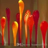 Lampadaire roseau en verre soufflé à la main de qualité supérieure Sculpture en verre de Murano orange Décoration moderne 100% Sculpture en verre soufflé à la bouche pour le jardin de fête