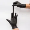 Beschermende handschoenen wegwerp nitril handschoenen waterdichte allergie gratis latex universele keukenschotel wassen tuinhandschoenen voor de rechterhand