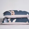 Svetanya Silkly Egyptisk Bomull Sängkläder Uttryckt Sängkläder King Queen Double Size T200706