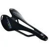 Wanyifa Selle de vélo en fibre de carbone complète Route VTT Selle de vélo en carbone Coussin de vélo mat 265 * 143 mm Pièces de vélo 4 Modèle 7