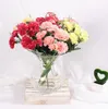 10 Köpfe Künstlicher Nelkenstrauß Muttertagsgeschenk Nelkenblume Blumenbeet DIY Hochzeit Zuhause Weihnachtsdekoration Nelke GB227