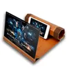 Der 12-Zoll-Handy-Bildschirmverstärker der zweiten Generation mit Holzmaserung und Volumenlupe, 3D-Verstärker, DHL-frei