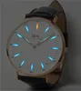 Carnival Men Tritium Light Watch T25 Quartz Japan Movement Ultra Thin 6mm Tritium Gas Luminous Watch Gift 40mm1241r