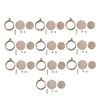 10 Set Mini Round Wooden Embroidery Hoop Frame Inner Diamater 2cm - Cross Stitch Arts DIY Crafts Tools282M