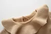 Cute Newborn Doll Colletto Maglione lavorato a maglia Tute per bambini Primavera Autunno Manica lunga Vestiti per bambini Caldi Pagliaccetto per ragazze Outfits7840659