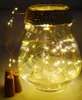 2M 9 color Lamp Cork Shaped Bottle Stopper Light Glass Wine LED Copper Wire String Lights For Xmas Party Wedding Halloween 50pcs T1I1025