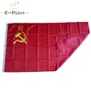 Bandiera USSR Comunista Banner martello dell'Unione Sovietica 35ft 90cm150 cm Banner in poliestere decorazione volante per la casa flag7799608