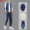 Men's must-have fashion casual suit with round-neck hoodie high-end quality m-4xl