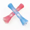 Forma de cuerno FDA Puntas de filtro de vidrio de silicona One Hitter Pipes Soporte para cigarrillos Dugout Tabaco Hierbas Accesorios para pipas