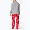 Familie Weihnachten Pyjamas Santa Schneemann Druck Vater Sohn Mutter Tochter Pyjamas Weihnachten Pyjamas Set Erwachsene Kinder Nachtwäsche Familie aussehen