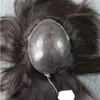 유럽 ​​처녀 인간 머리카락 얇은 피부 toupee 8x10 pu 남성 단위 빠른 익스프레스 분만