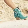 fringed ankle boots