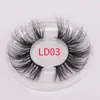 Long Dramatic Mink Lashes 3D Mink Eyelash 5D 25mm Long Thick Mink Lashes Handmade False Eyelash Eye Makeup Maquiagem LD Series 27 8060641