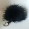 1 Stück Luxus Pompon Fur Kugeln pompom fluffy nett Schlüsselanhänger für Rucksäcke Handwerk Schlüsselanhänger Hand keyring Reize bulk
