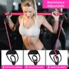 Portable Pilates Bar Kit With Resistance Band Pilates träning Stick Toning Bar Hem Gym Portable Total Body Workout5203007