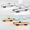 2st LED -bakre stötfångare Reflektor Lätt dimlampa Broms Turn Signal Lamp för Ford Raptor SVT F150 2017 2018 2019 2020