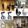 LED COB TRACK LIGHT 20W DIMMABLE RAIL Lights Spotlight Clothing Shoe Shop Black White Body LED Spotlight 20W COB LED Rail Track Tak